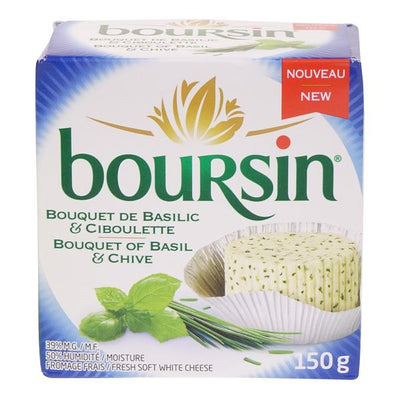 Boursin Bouquet Of Basil & Chive, 150 g