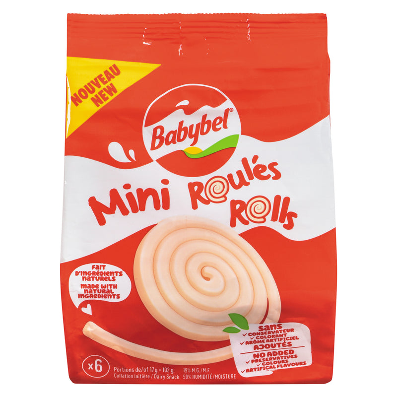 BABYBEL MINI ROLLS, 102g