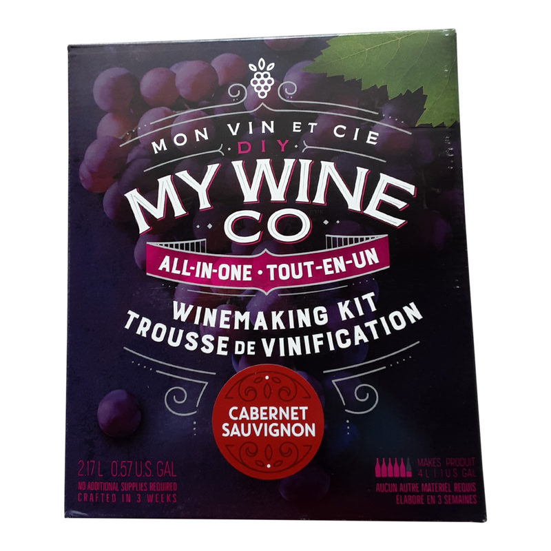 My Wine Co Cabernet Sauvignon Winemaking Kit, 2.17 l
