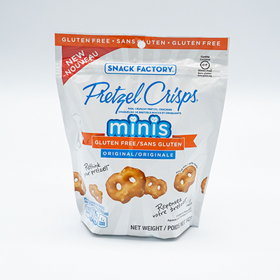 Snack Factory Gluten Free Mini Pretzel Crisps, 142 g