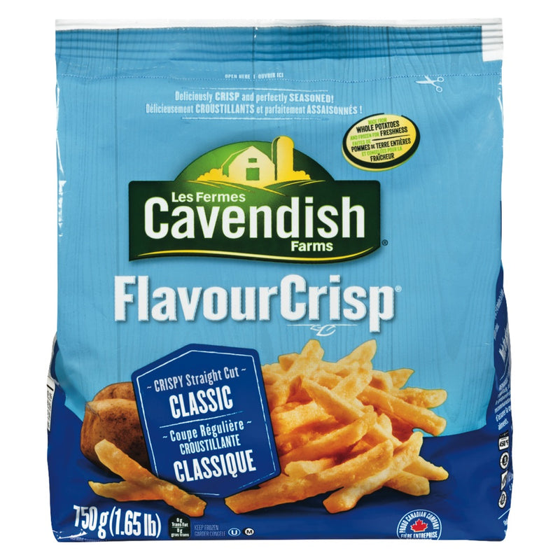 Cavendish Flavour Crisp Spicy Straight Cut Fries, 750 g