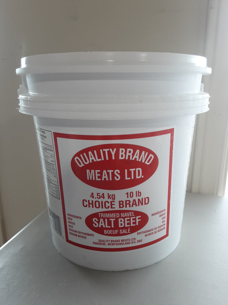 QUALITY BRAND CHOICE SALT BEEF 10LB