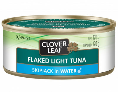 Clover Leaf Light Flaked Skipjack Tuna In Water, 170 g