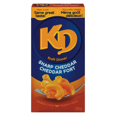 Kraft Dinner Macaroni & Cheese Sharp Cheddar, 200 g