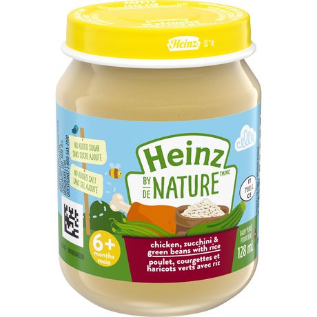 Heinz By Nature Chicken, Zucchini & Green Beans With Rice, 128mL