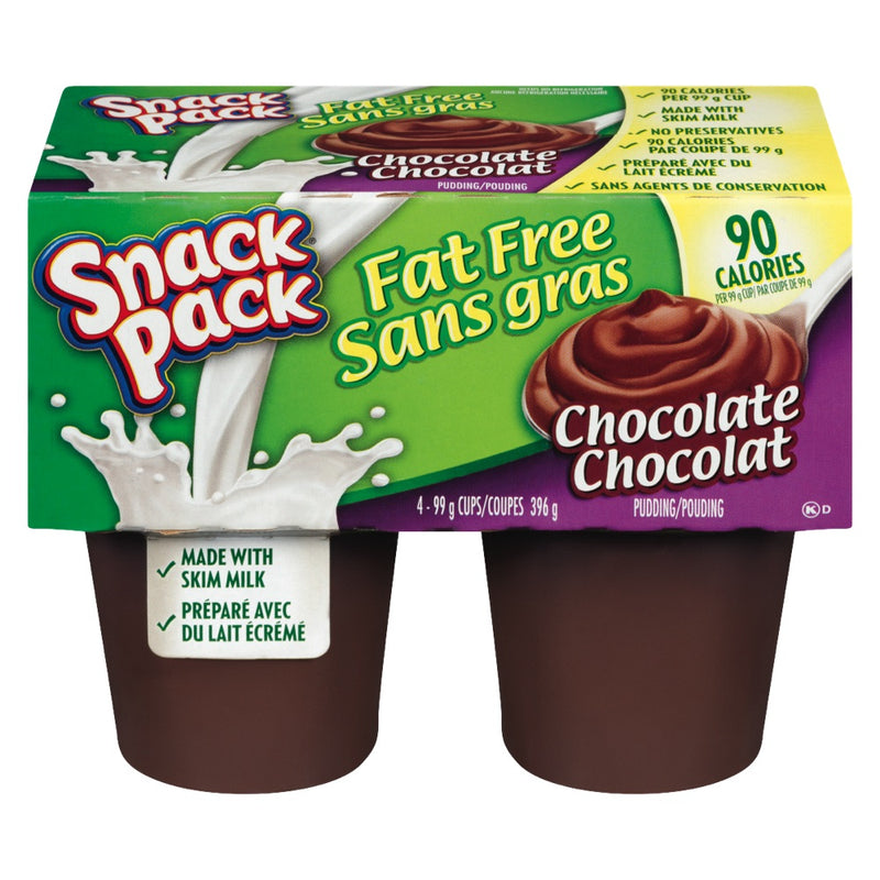 Snack Pack Fat Free Chocolate, 396 g