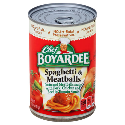 Chef Boyardee Spaghetti & Meatballs, 425 g