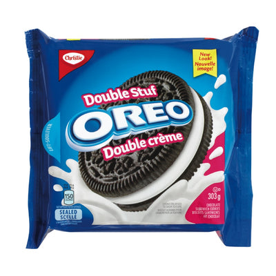 Oreo Double Stuf Chocolate Sandwich Cookies, 303 g