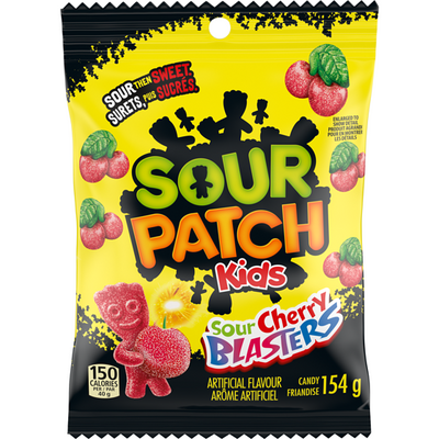 Sour Patch Kids Sour Cherry Blasters, 154 g
