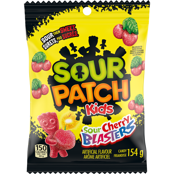 Sour Patch Kids Sour Cherry Blasters, 154 g