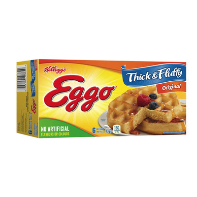 Kellogg's Eggo Thick & Fluffy Original Waffles, 330 g