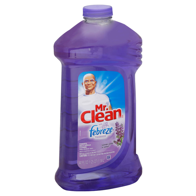 Mr. Clean Lavender Vanilla & Comfort Multi-Purpose Cleaner With Febreeze, 1.18 L