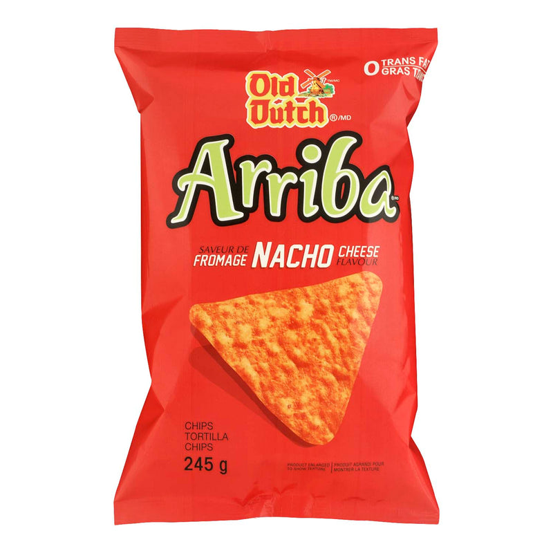 Arriba Cheese Flavored Nacho Tortilla Chips, 245 g