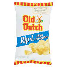 Old Dutch Rip-L Original Chips, 180 g