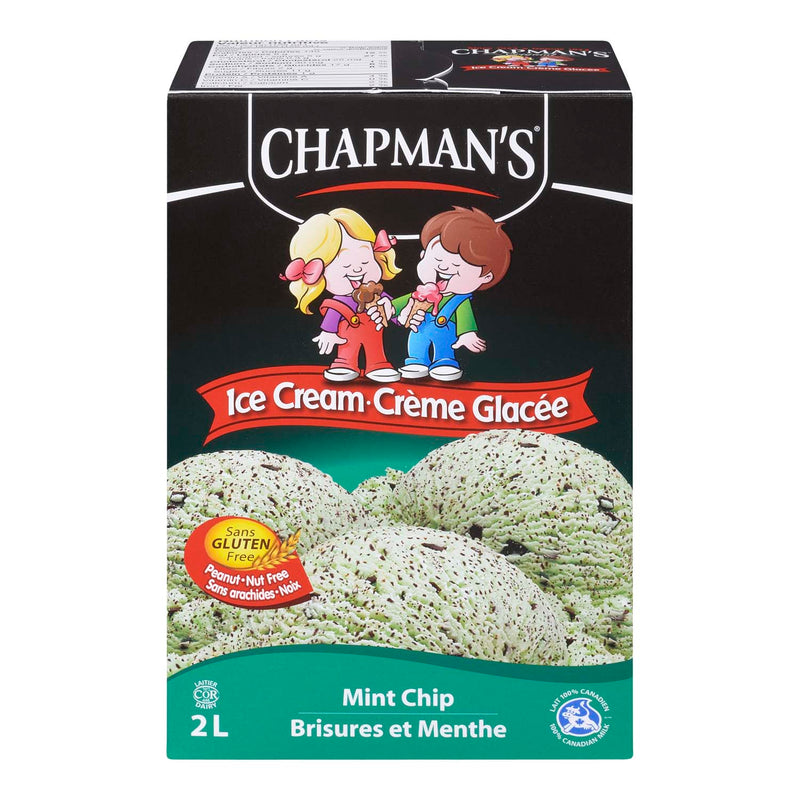 Chapman's Ice Cream Mint Chip, 2L Brick