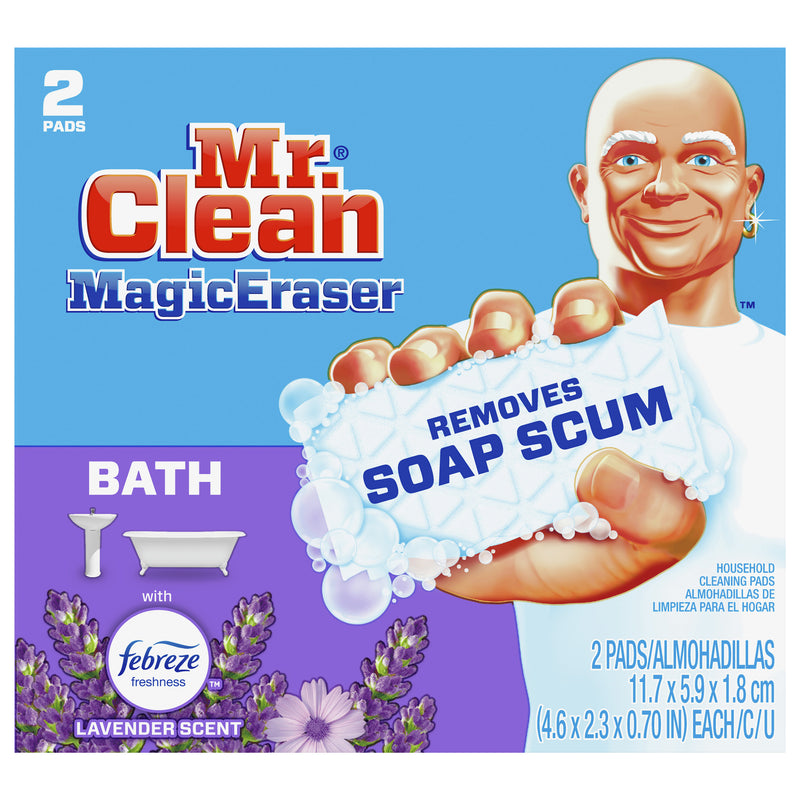 Mr. Clean Bath Lavender Scent Household Cleaning Pads, 2 pads