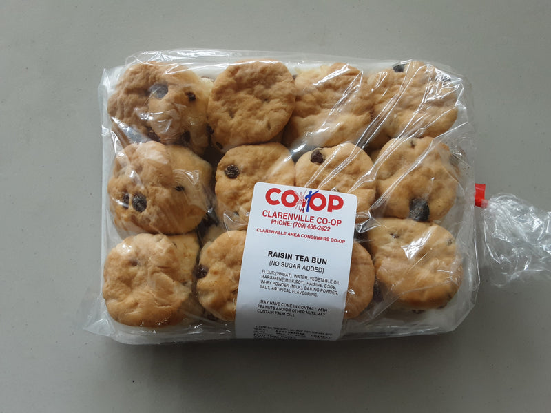 Raisin Tea Buns, 12 pk