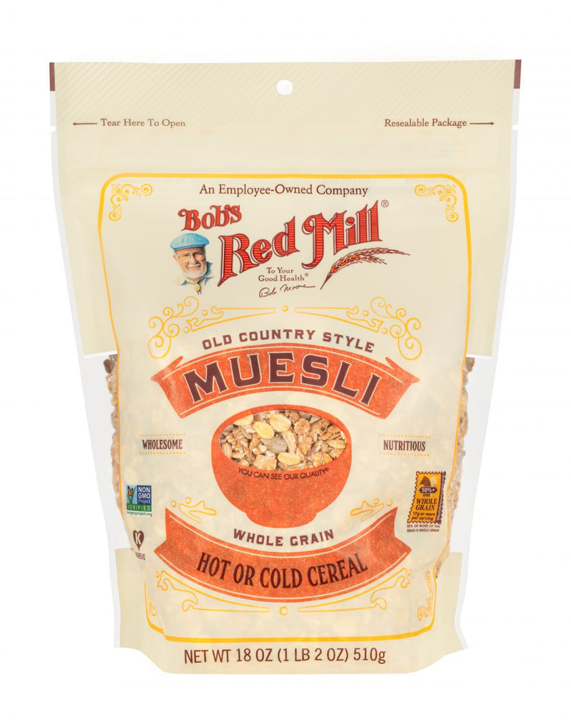 Bob's Red Mill Hot Or Cold Whole Grain Cereal Muesli, 510 g