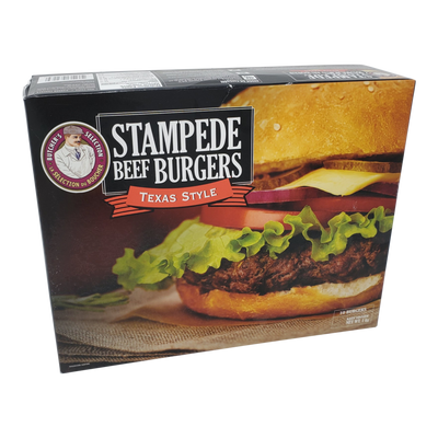 Stampede Texas Style Beef Burgers, 10 ct