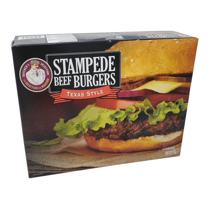 Stampede Texas Style Beef Burgers, 10 ct