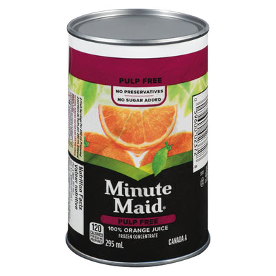 Minute Maid 100% Orange Juice, 295 mL