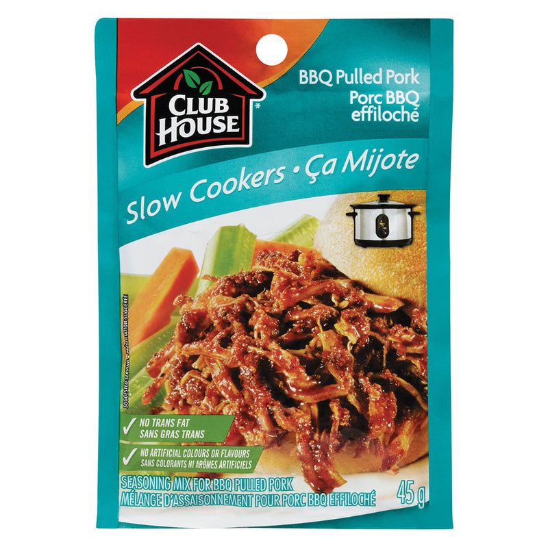 Club House Slow Cooker BBQ Pulled Pork, 45 g