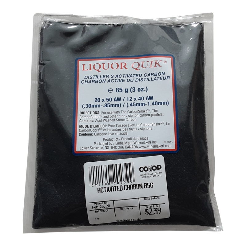 DISTILLER'S ACTIVATED CARBON, 85g