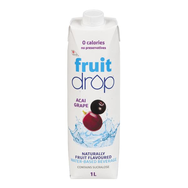 Fruit Drop Water Based Acai Grape, 1 l