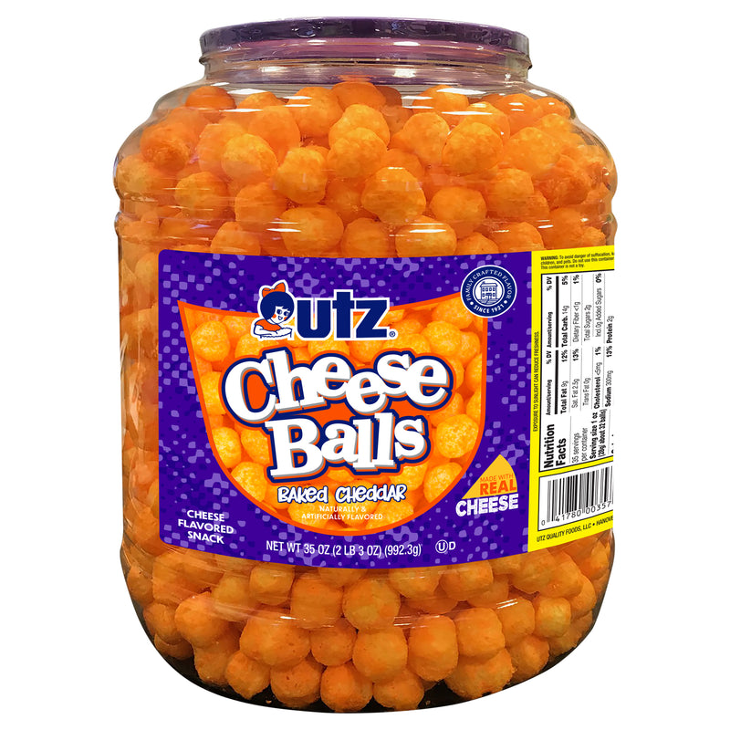 Utz Baked Cheddar Cheese Balls, 992 g