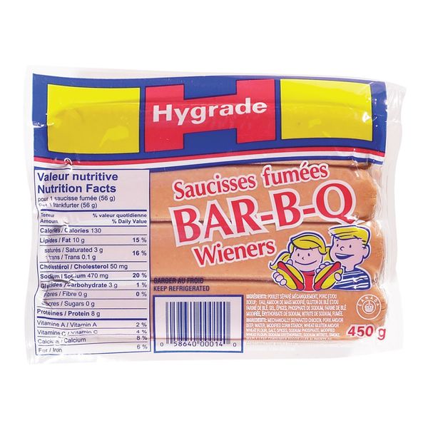 HYGRADE BBQ FRANKS
