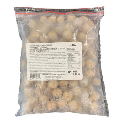 Frozen Italian Style Meatballs,  1.36 kg