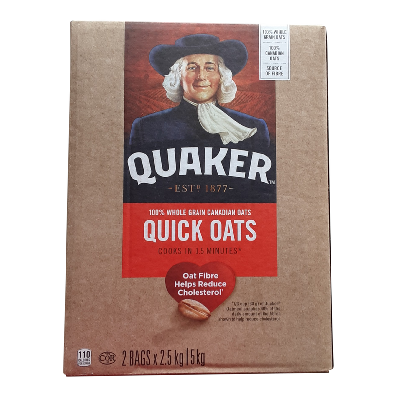 Quaker Oatmeal Quick Oats, 5 kg