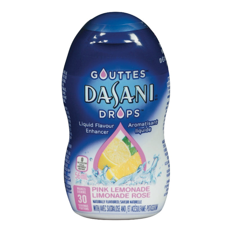 Dasani Drops Liquid Flavour Enhancer Pink Lemonade, 56 mL
