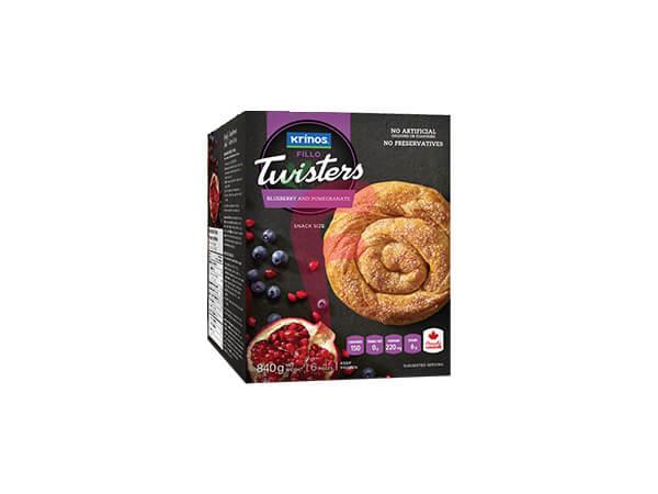 Krinos Fillo Blueberry & Pomegranate Twisters, 840 g