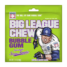 BIG LEAGUE CHEW SOUR APPLE GUM