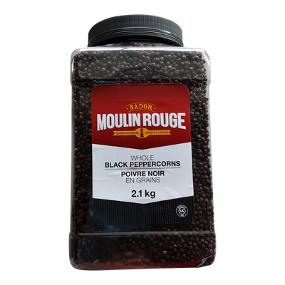 Nador Moulin Rouge Black Peppercorns, 2.1 kg