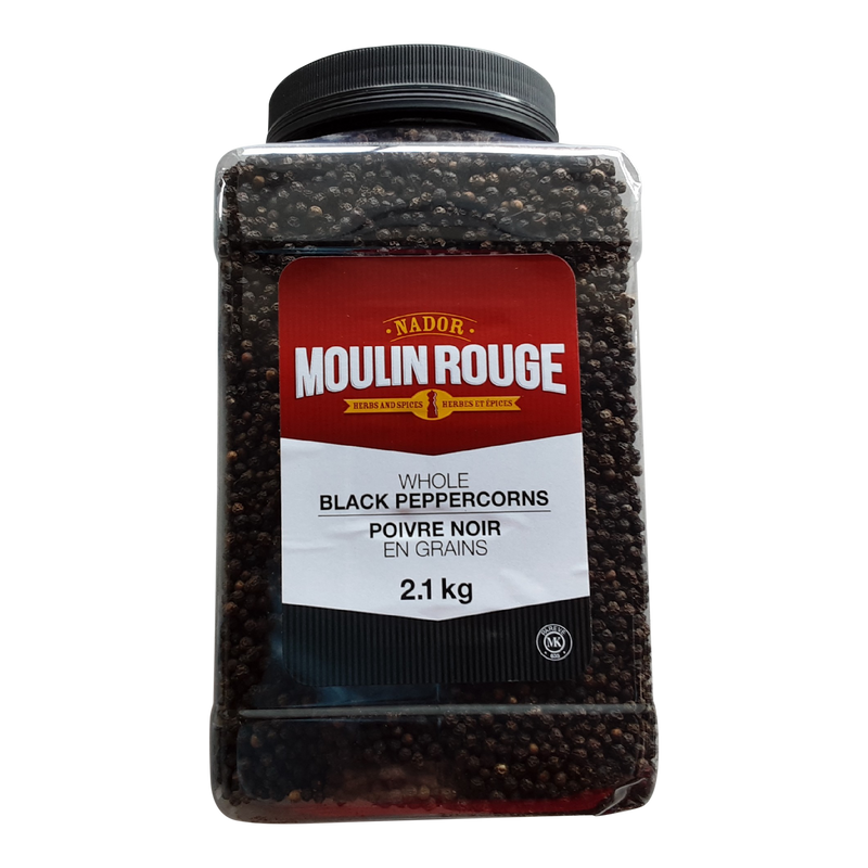 Nador Moulin Rouge Black Peppercorns, 2.1 kg