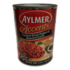 Aylmer Cracked Black Pepper & Roasted Garlic Petite Cut Stewed Tomatoes, 540 mL