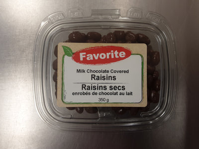 Favorite Chocolate Covered Raisins, 350 g
