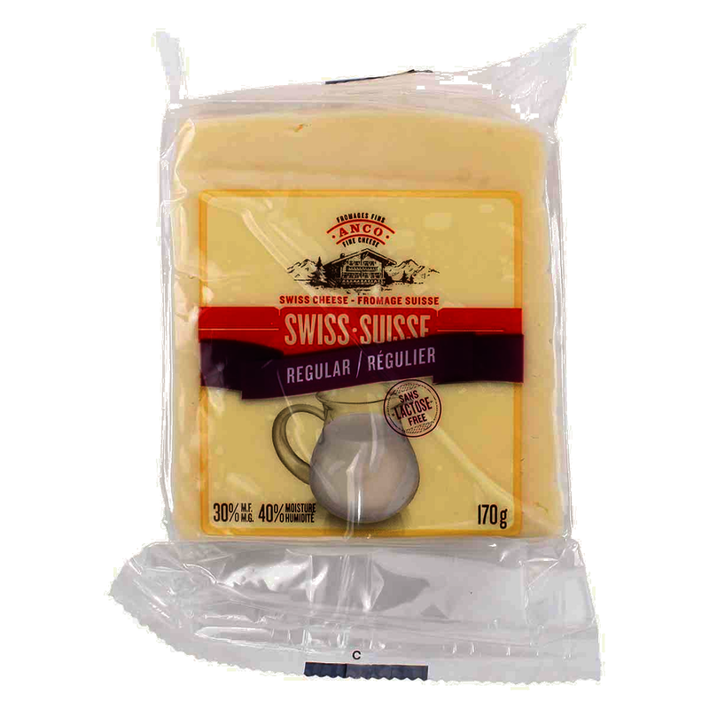 Anco Fine Cheese Regular Swiss Cheese, 170 g