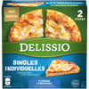 Delissio 3 Cheese Singles Pizzas, 360 g
