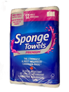 Sponge Towels Premium, 12 rolls