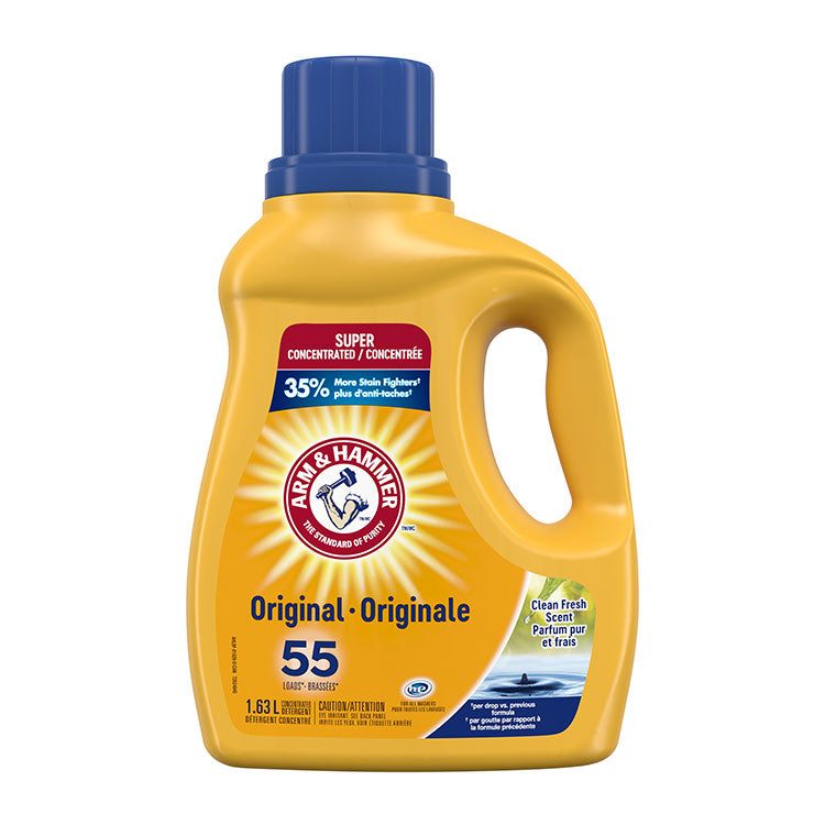 Arm & Hammer Original Clean Fresh Scent Cold Water Liquid Detergent, 1.63 l