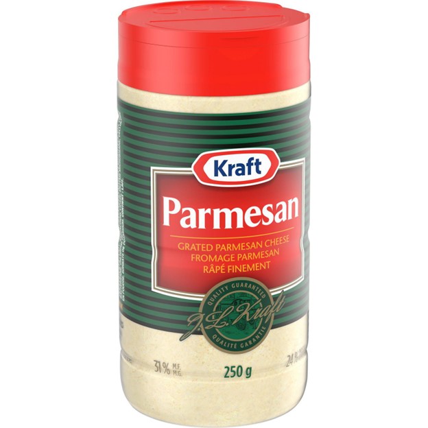 Kraft Grated Parmesan Cheese, 250 g