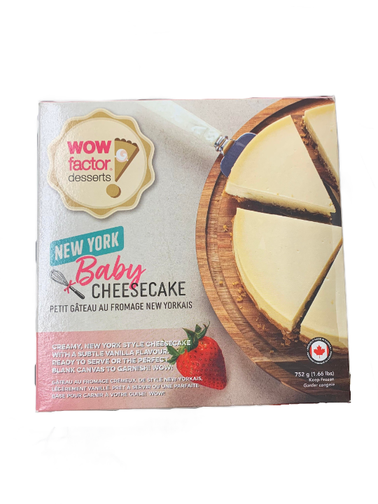 Wow Factor Desserts New York Baby Cheesecake, 752 g