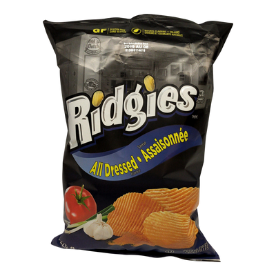 Ridgies All Dressed Potato Chips, 1 ct