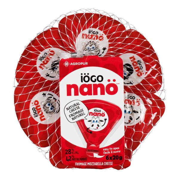 Iogo Nano Natural Cheese, 20 g, 6 ct