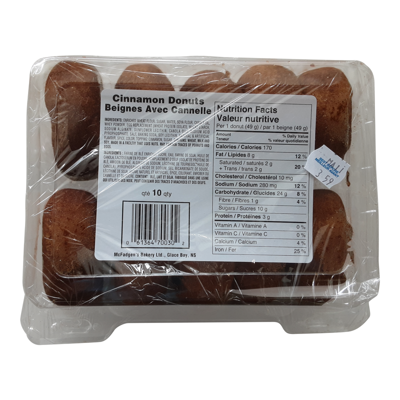 Cinnamon Donuts, 10 ct