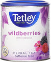 Tetley Wildberries With Hibiscus Caffeine Free Herbal Tea, 40g  (20ct)