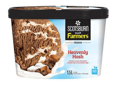 Scotsburn Premium Heavenly Hash Ice Cream, 1.5L
